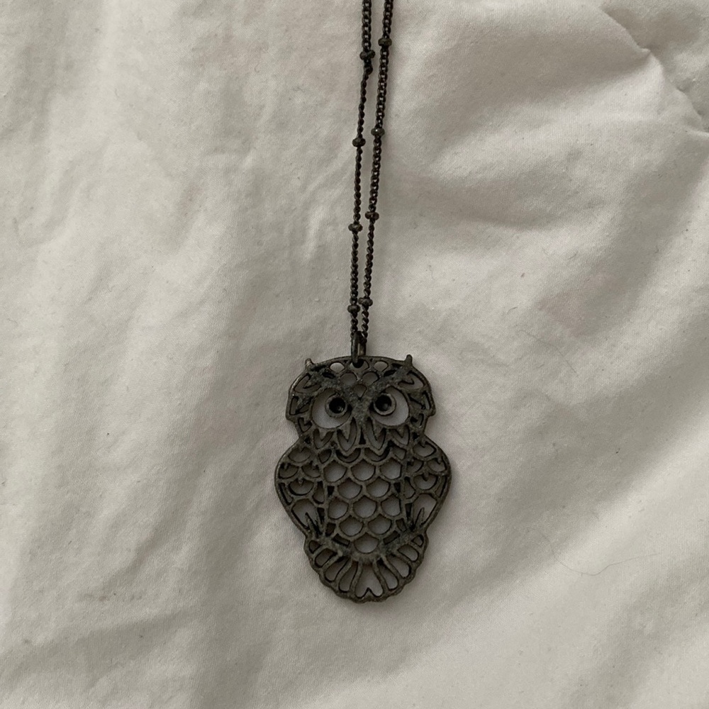 Owl necklace by Lavishy